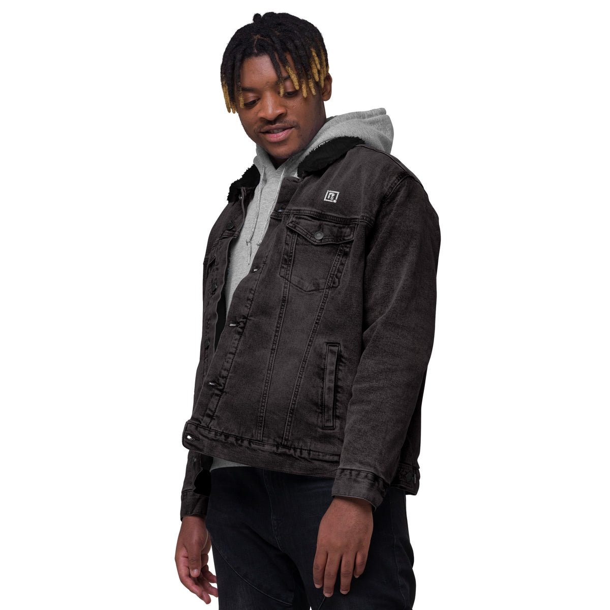 Men’s Denim Sherpa Jacket – "True Iconic Street Style"