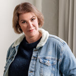 Women's Sherpa-Lined Denim Jacket – "Only Gains" Fitness-Inspired Outerwear