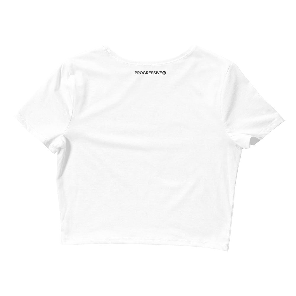 Women's "Nothing Came That Easy" Graphic Crop T-Shirt