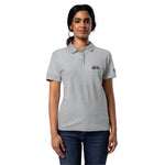 Women’s Heather Grey Polo T-Shirt