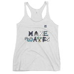 Women's "Make Waves" Graphic Tank Top – Trendy, Lightweight & Comfortable