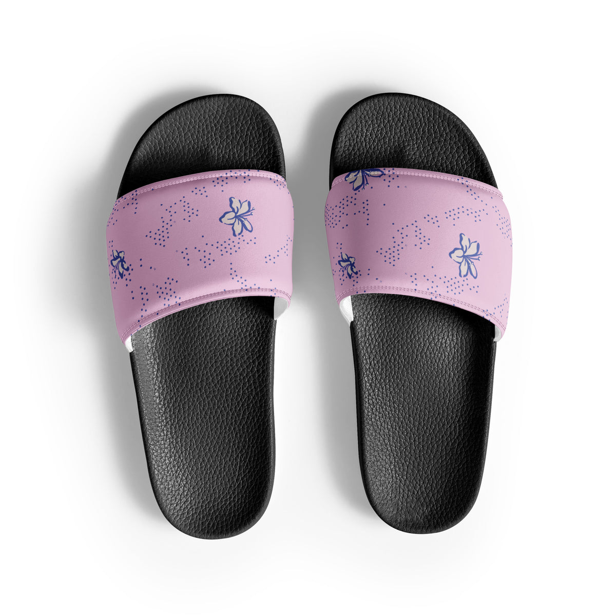 Women's Lavender Bee Slide Sandals