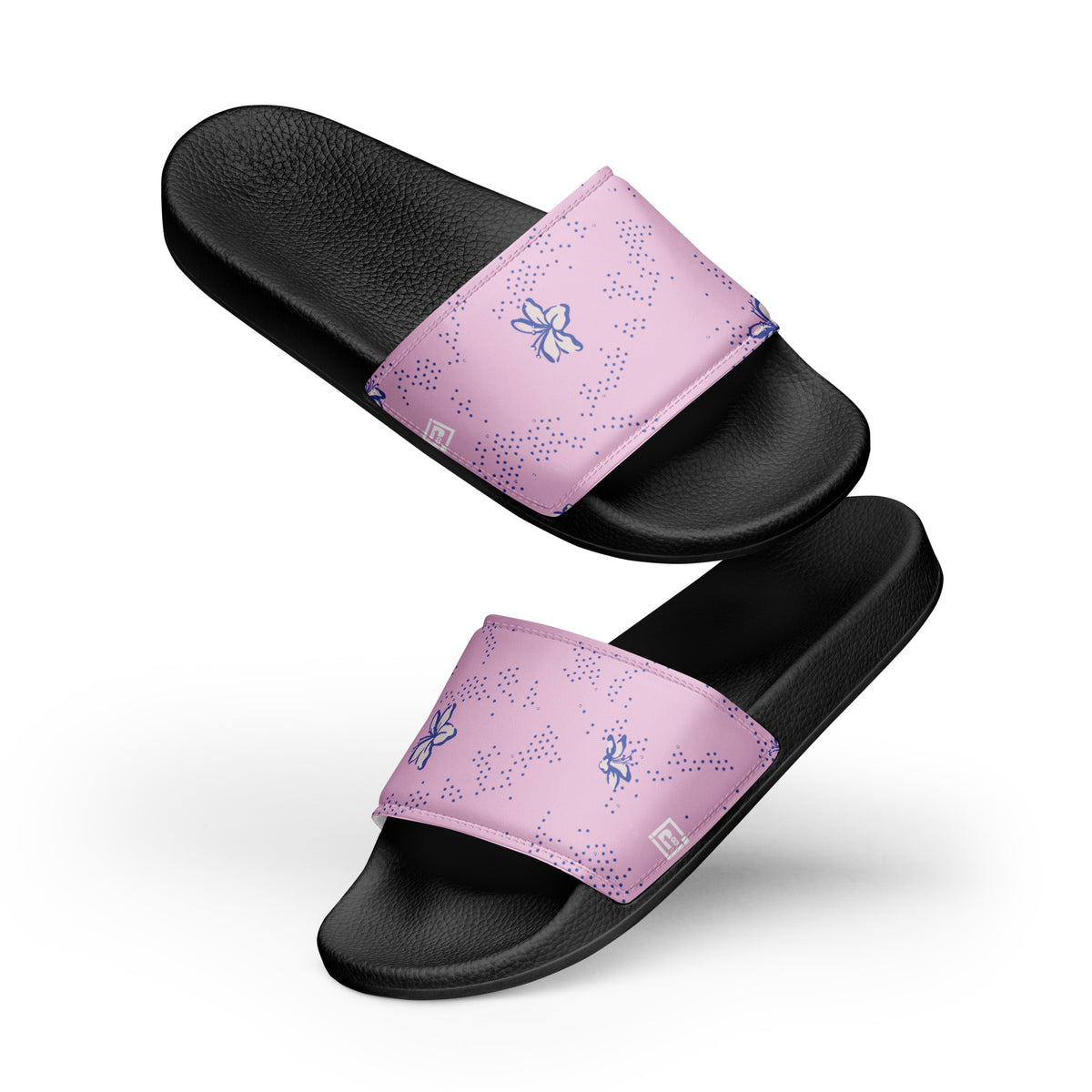 Women's Lavender Bee Slide Sandals