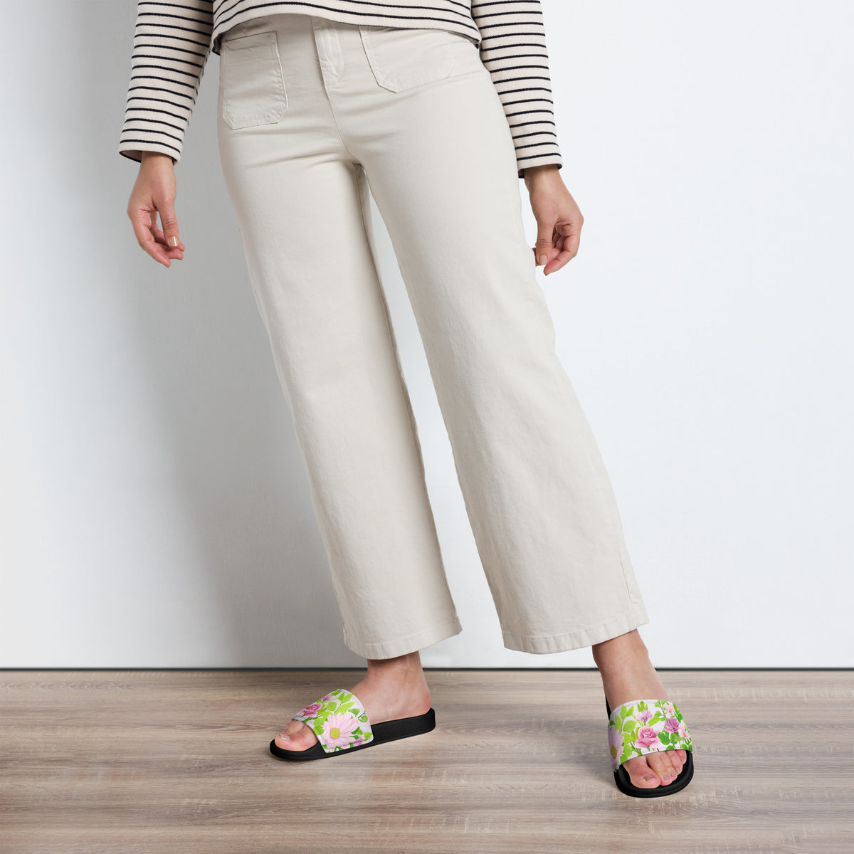 Women's Floral Garden Slide Sandals