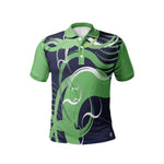 Men’s Abstract Printed Polo T-Shirt