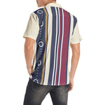 Men’s Short Sleeve Multi-Stripe Printed Shirt