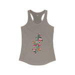 Women's "Summer" Floral Racerback Tank Top – Stylish & Lightweight