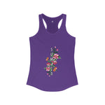 Women's "Summer" Floral Racerback Tank Top – Stylish & Lightweight