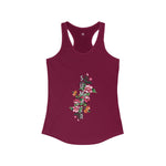 Women's "Summer" Floral Racerback Tank Top – Stylish & Lightweight