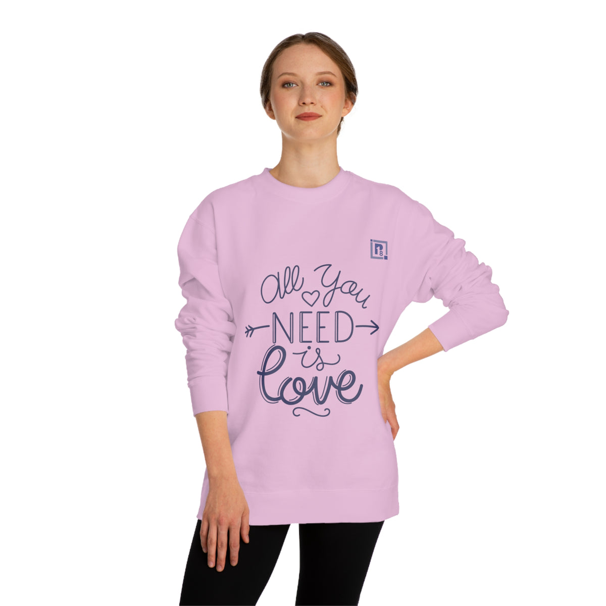 Women's All You Need Is Love Crew Neck Sweatshirt