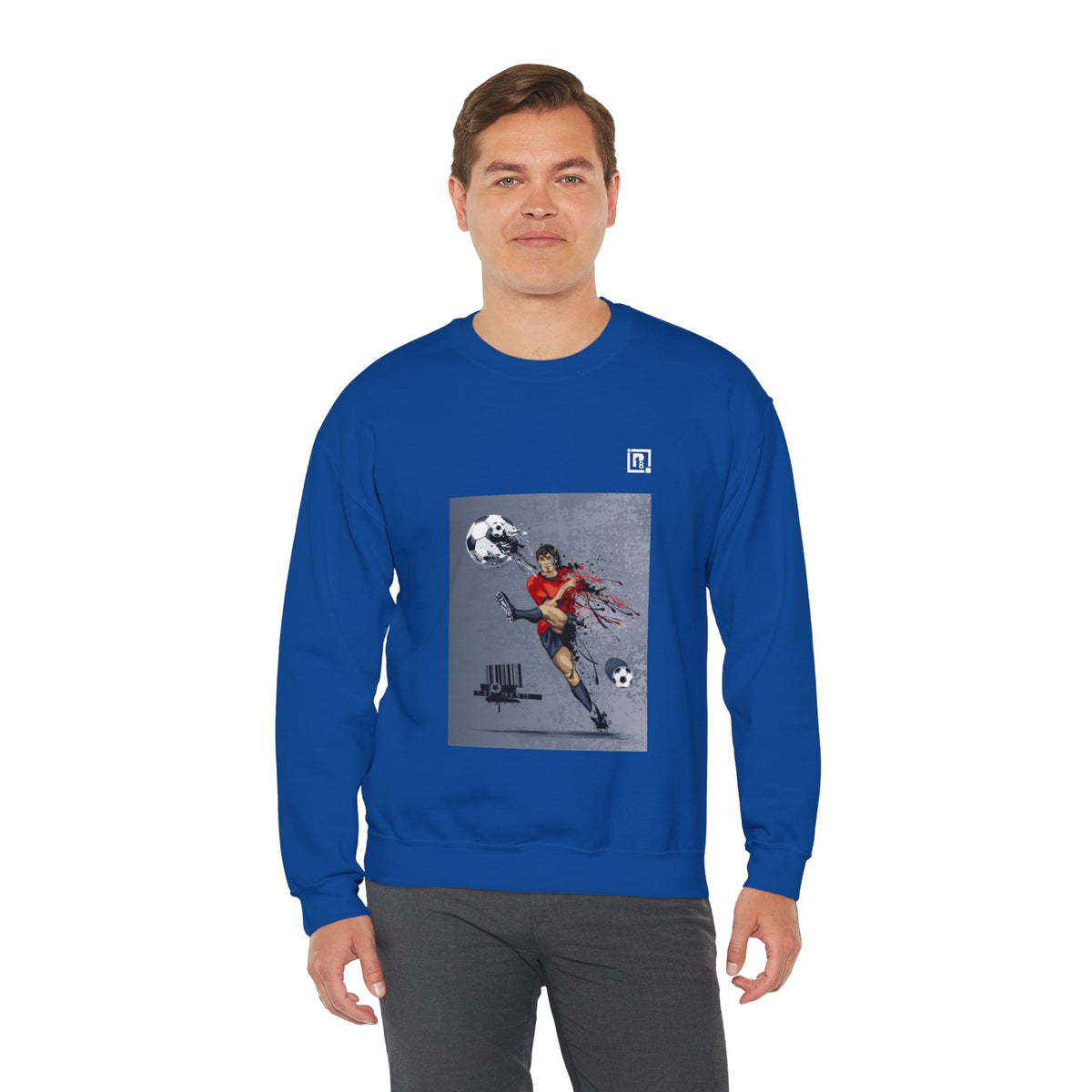 Unisex Heavy Blend Football Lovers Crew Neck Sweatshirt