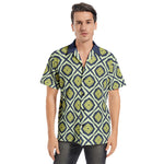 Men’s Short Sleeve Geometric Printed Shirt