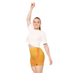 Women's Gradient Dot Print Compression Shorts