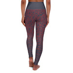 Women’s Abstract Red Pattern Leggings