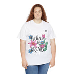 Women’s “Believe in Dreams” Floral Graphic T-Shirt – Inspiring & Stylish