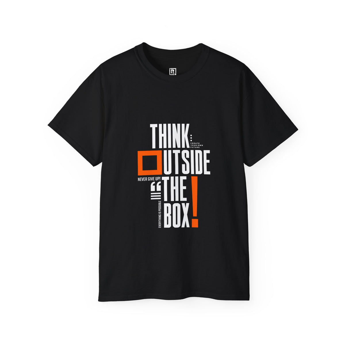 Think Out of The Box Graphic Multiple Printed Cotton T-Shirt For Men