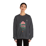 Women's "Unplug Unplug" Floral Sweatshirt