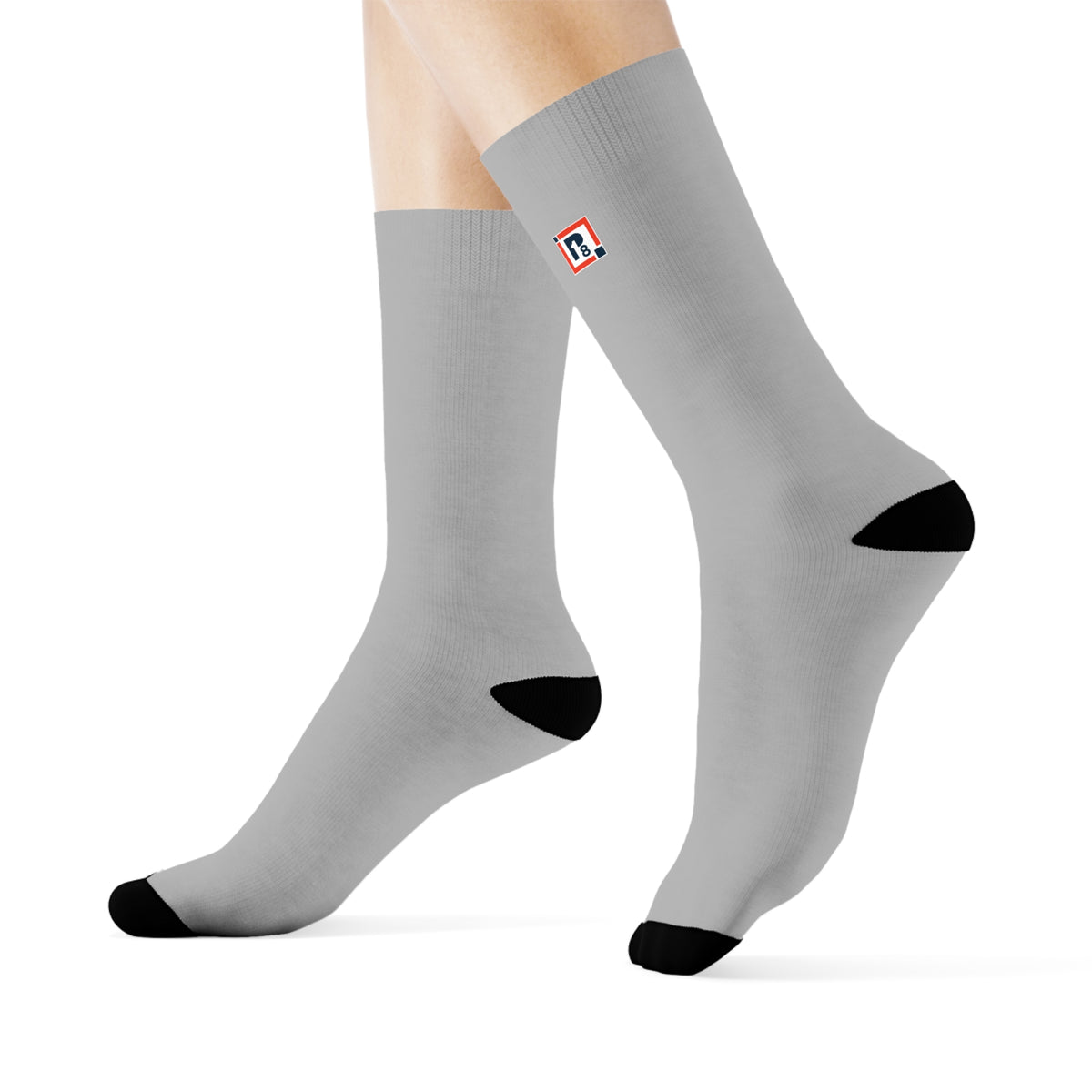 One 28 Up Grey Crew Socks