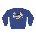 Women's "You Are Beautiful" Floral Sweatshirt