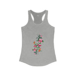 Women's "Summer" Floral Racerback Tank Top – Stylish & Lightweight