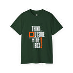 Think Out of The Box Graphic Multiple Printed Cotton T-Shirt For Men