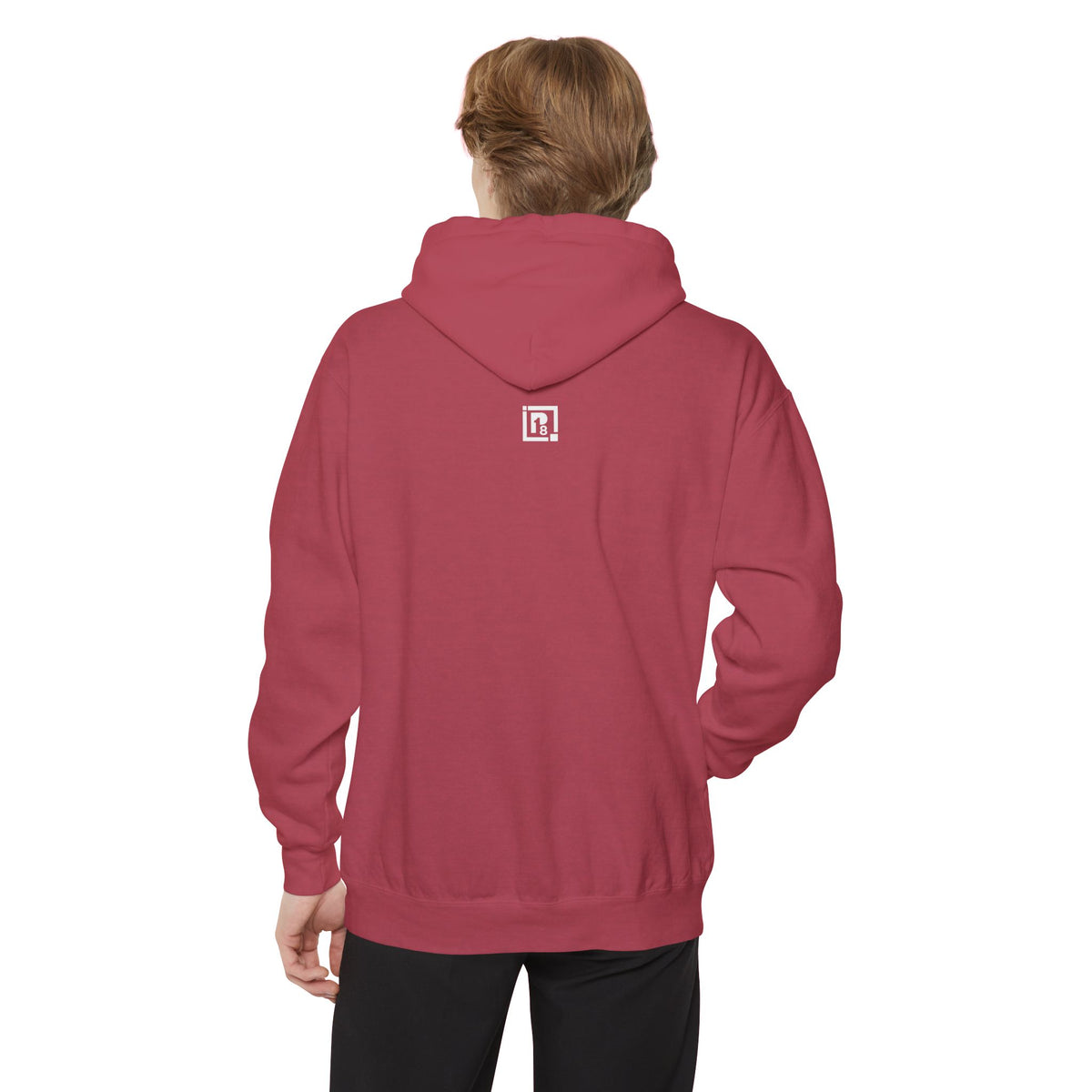 Men's Full Sleeve Printed Hooded Sweatshirt - "Smile" Graphic Design