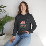 Women's "Unplug Unplug" Floral Sweatshirt