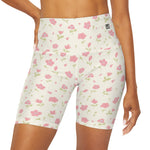 Women's Floral High-Waist Biker Shorts