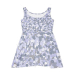 Women’s Sleeveless Skater Dress – Lavender Pebble Pop Edition by Progressive18