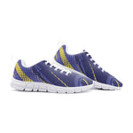 Men's Blue and Yellow Athletic Running Shoes