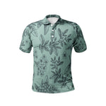 Men’s Green Botanical Polo T-Shirt