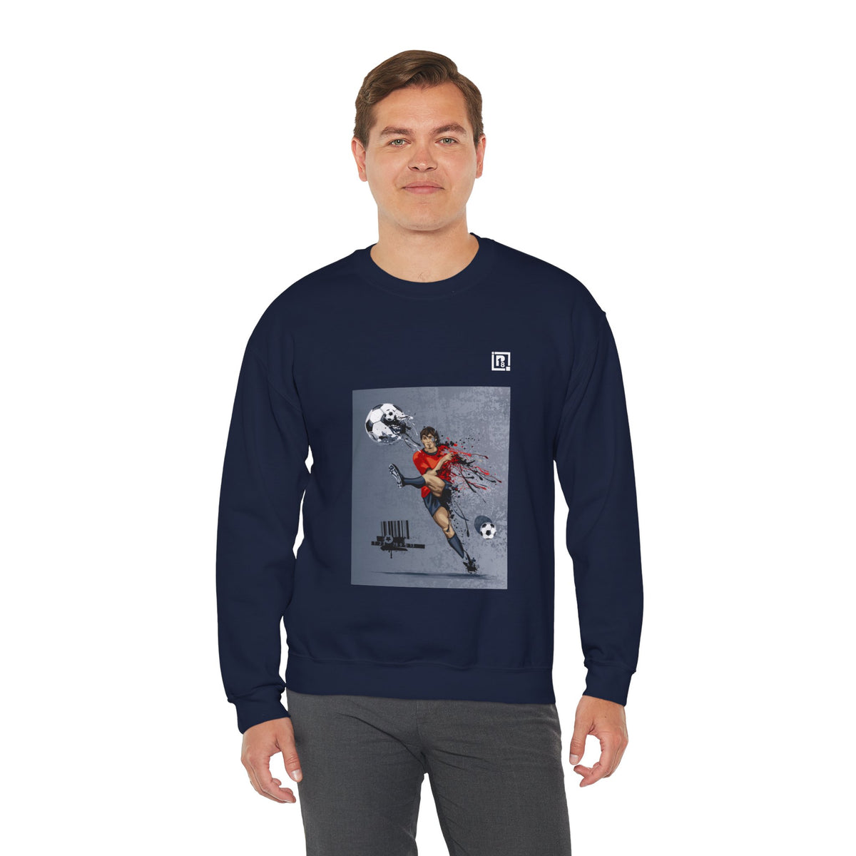 Unisex Heavy Blend Football Lovers Crew Neck Sweatshirt