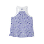 Women's Geometric Print Racerback Tank Top – Soft & Breathable