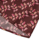 Men’s Maroon Floral Short Sleeve Shirt