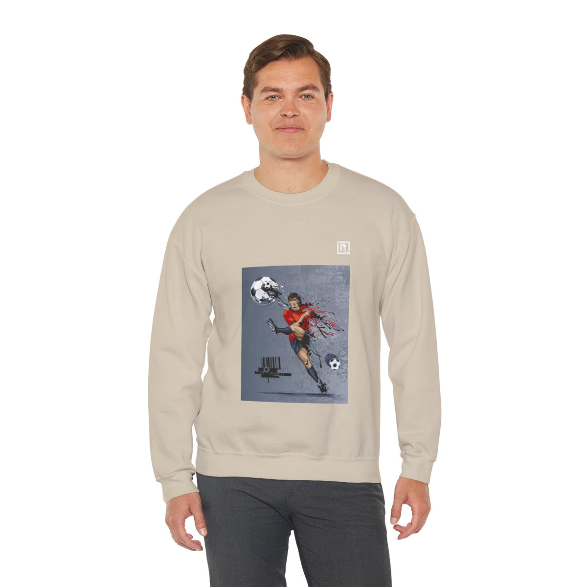 Unisex Heavy Blend Football Lovers Crew Neck Sweatshirt