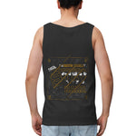Men’s Black Graphic Tank Top – "Stay Hard"
