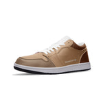 Men's Tan and Brown Low-Top Sneakers