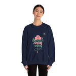 Women's "Unplug Unplug" Floral Sweatshirt
