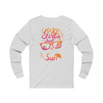 Women’s “Girls Just Wanna Have Sun” Long Sleeve Tee – Fun, Comfy & Vibrant