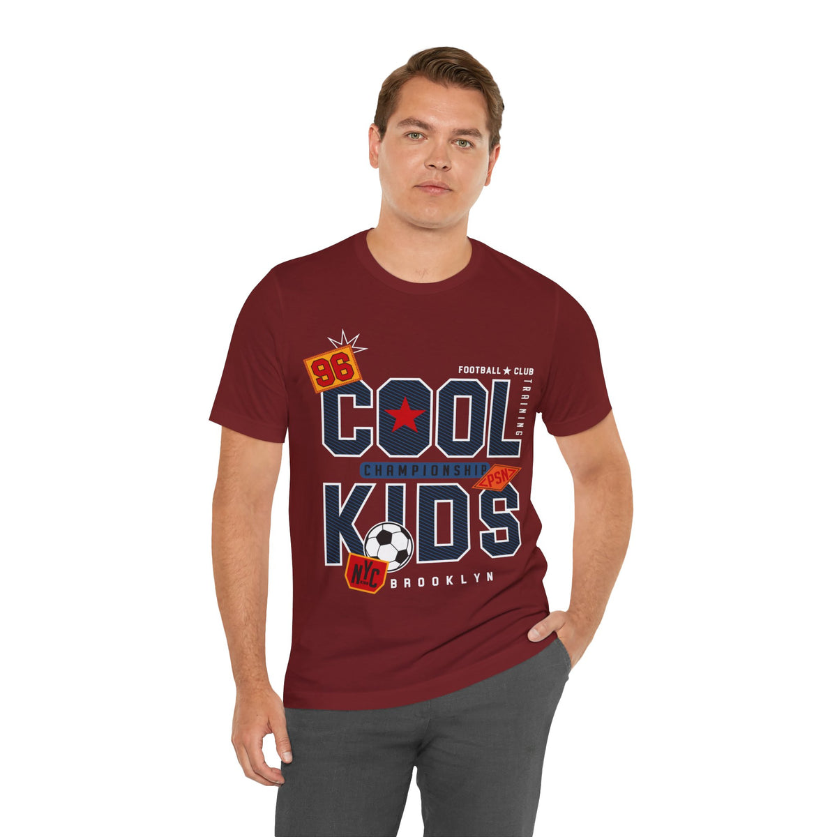 Cool Kids Championship Graphic Print Cotton T-Shirt