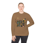 Women’s "Life is Wild and Free" Graphic Long-Sleeve T-Shirt – Trendy & Comfortable
