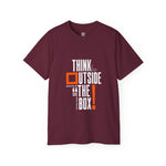 Think Out of The Box Graphic Multiple Printed Cotton T-Shirt For Men