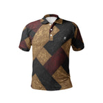 Men’s Rustic Pattern Polo T-Shirt
