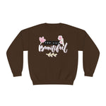 Women's "You Are Beautiful" Floral Sweatshirt