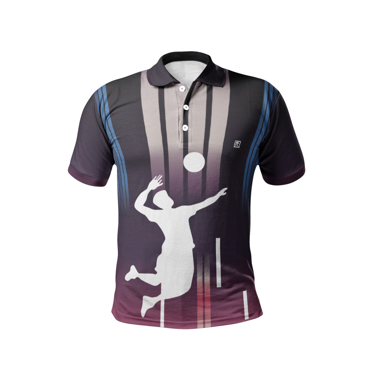 Men's All-Over-Print Polo Shirts