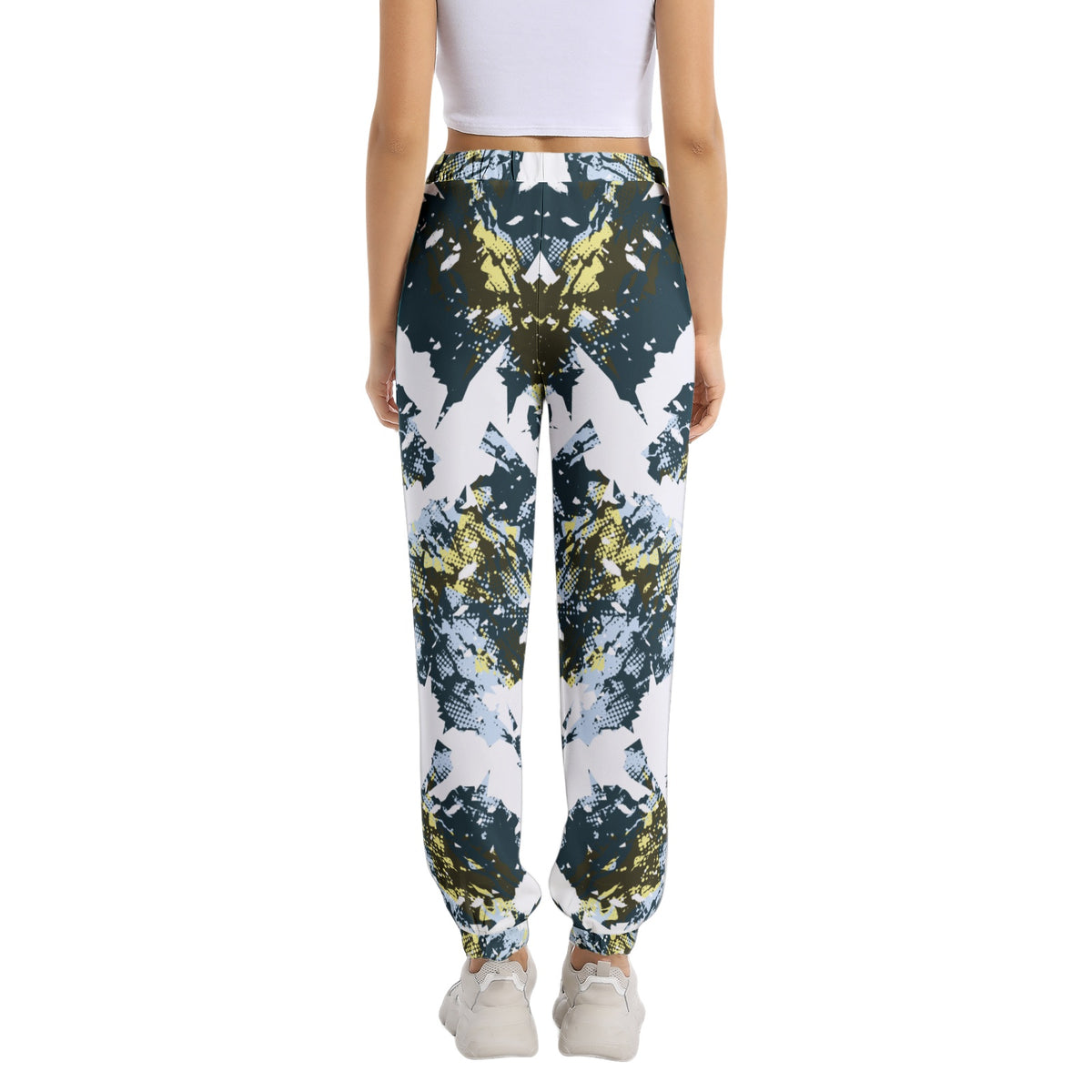 Elastic Waist Tapered Sweatpant