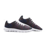 Men’s Black Swirl Pattern Athletic Sneakers