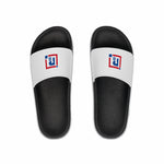 Men's Classic Black and White Slide Sandals
