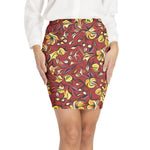 Elastic Waist Bodycon Skirt