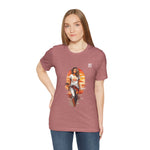 Women’s Sunset Walk Oversized Graphic T-Shirt – Trendy, Bold & Comfortable
